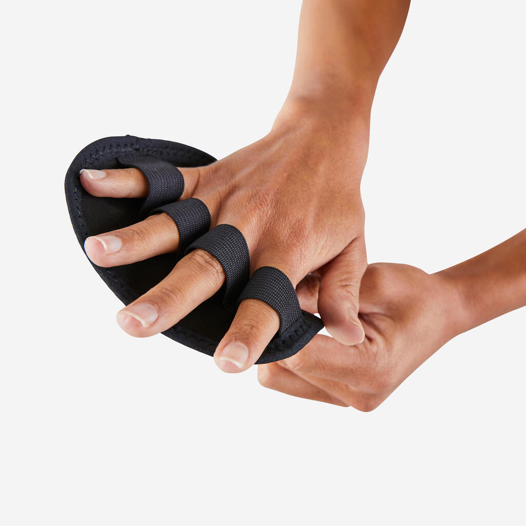 Grip pad, gant de musculation - noir